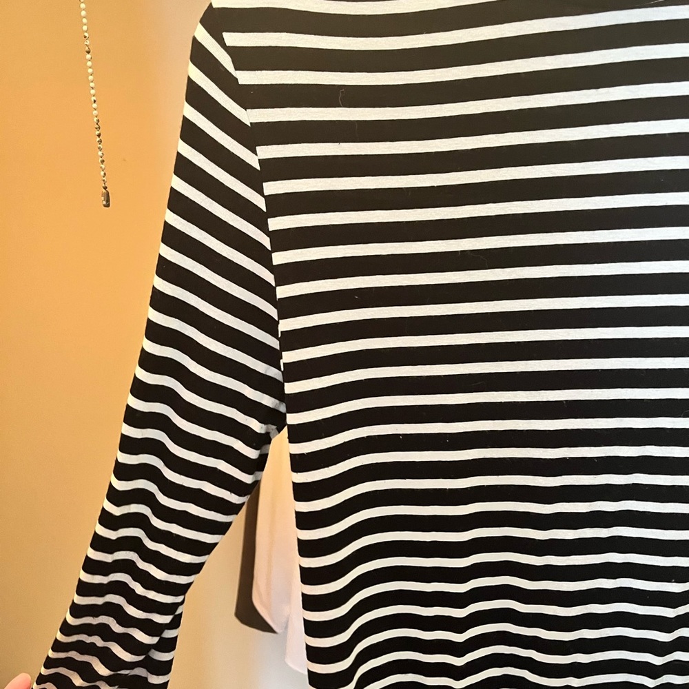 Striped H&M mock neck basic - Picture 2 of 3